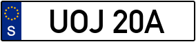 Truck License Plate